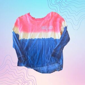 EXIST Great Lakes Women’s Small Long Sleeve Tie-Dye Shirt